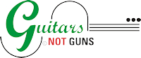Guitars Not Guns Logo